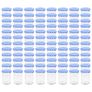 Glass Jam Jars with White and Blue Lid 96 pcs 400 ml Image 4