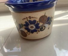 Vintage 60's/70's Mexican Stoneware Planter