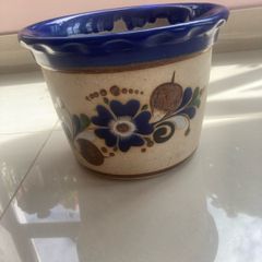 Vintage 60's/70's Mexican Stoneware Planter