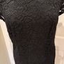 Selected Femme Black Lace Fully Lined Dress - Size 12 Image 3