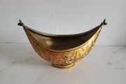 Antique indian boat kashkul bowl