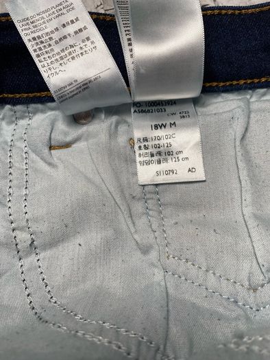 Levi's 724 High Rise Straight 18W Ladies 3/4 Length Jeans W36 L25