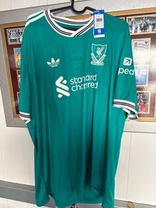 liverpool  green jersey 100% genuine