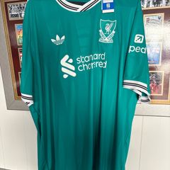 liverpool  green jersey 100% genuine