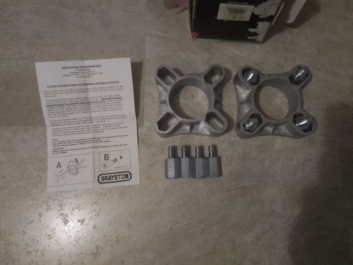 2. Wheel Spacers 30mm.