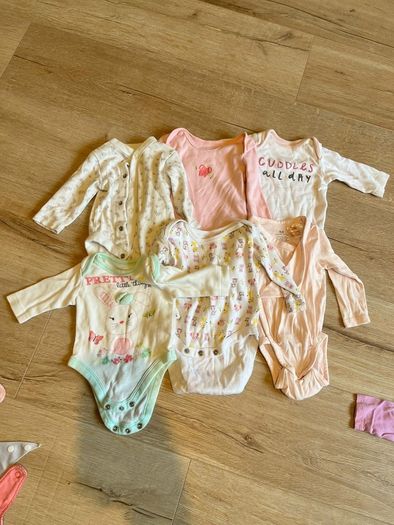 newborn and 0-3 months girls clothes over 100 items