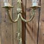 ON SALE ! Was 395 Now 330 !! Beautiful Pair of Large French Wall Lights Image 2