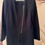 women's Zara light dark blue coat Image 3