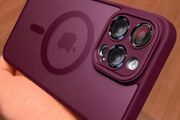 iPhone 12 Pro Max Case Magnetic Luxury Matte Translucent Armour Shockproof Magsafe Wireless Charge Cover Plum
