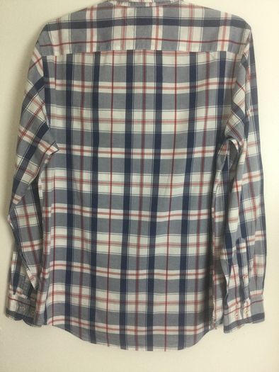 Tommy Hilfiger Mens blue Check long sleeve cotton shirt L 44in Chest