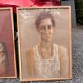 Vintage Portrait of a Man and Woman | Original Sketched Artwork | Buenos Aires Image 2