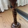 Tall Wooden Candle Holders Image 5