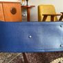 Furla Navy Blue Saffiano Leather Tote Bag Image 3