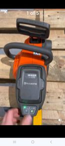 Cordless Husqvarna Chain Saw And Strimmer (bare