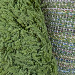 Green rug - IKEA hampen