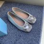 Alma Blue silver buckle shoes size 39 Image 3