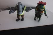 Turtles Mutant Mayhem Figures Rocksteady and Leatherhead 2023