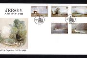 1987 Jersey Paintings from John Le Capelain Commemorative Stamps First Day Cover (FDC)