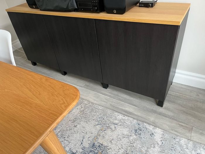 Black/oak Basta Sideboard