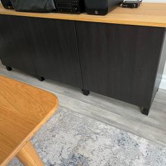 Black/oak Basta Sideboard