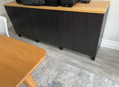 Black/oak Basta Sideboard