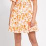 Cotton -Linen Blend Floral Dress Image 2
