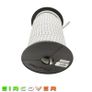 Elastic bungee rope 8mm / 50m - Reel  White/blue Image 5