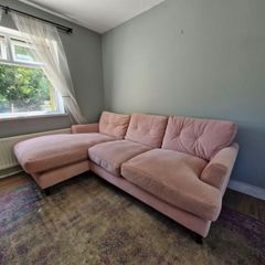 DFS Pink Patterdale Sofa