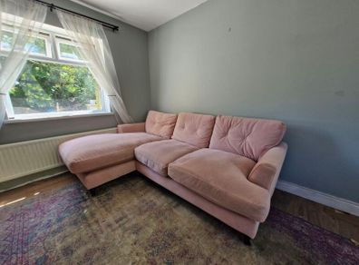 DFS Pink Patterdale Sofa