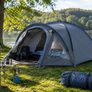 4 Person Dome Camping Tent With Porch Groundsheet And Windows Waterproof 3000mm Image 2