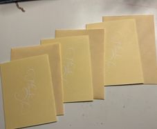 Set of 3 Thank You cards with 3 envelopes