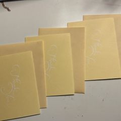 Set of 3 Thank You cards with 3 envelopes
