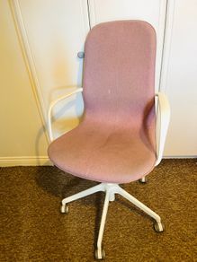 pink ikea office chair