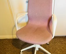 pink ikea office chair