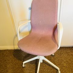 pink ikea office chair
