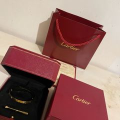 Cartier love bangle bracelet 18k gold