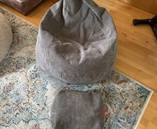 Bean Bag + Foot Stool