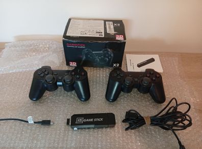 Gamestick X2 Controller - retro gaming 3D Games - 4k Gamepad 2.4G Wireless 64GB (Unused) hundreds of games psp n64 etc