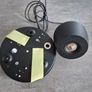 New Set of 4 Intra Lighting Biba Edgy LED Pendant Lights Matte Black Designer Image 2