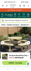 8 Seater Heavy Duty Table
