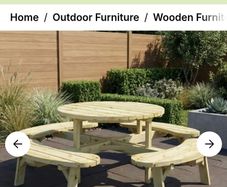 8 Seater Heavy Duty Table