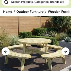 8 Seater Heavy Duty Table