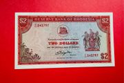 RHODESIA   2. Dollars  1979   PICK  29b Verified Under Uv Light.  ( Uncirculated )