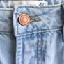 Stradivarius 1460 Light Blue Mom Jeans  Size UK 12 EUR 40 Never Worn Image 4