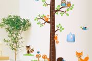 Woodlands Animals Height Chart Wall Sticker