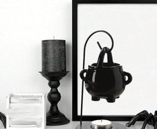 4in1 Set: Witchy Tea Light Holder & Aroma Oil Burner - unique gift