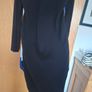 Black dress with paris detail Image 5
