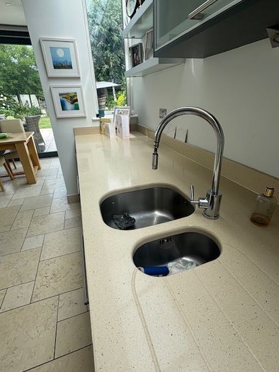 Cream High Gloss Kitchen
