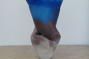 Vintage art glass vase