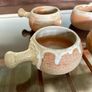 Rare Youghal Irish Studio Pottery Soup Bowls with Handles Japandi Image 10